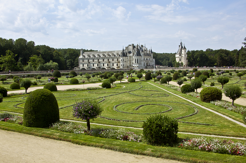 Château de Chenonceau - Le jardin de Diane de Poitiers