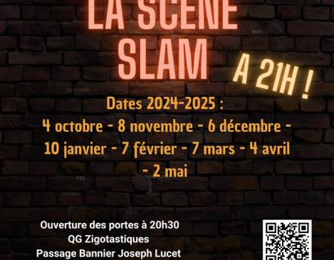 La scène slam Du 10 janv au 2 mai 2025