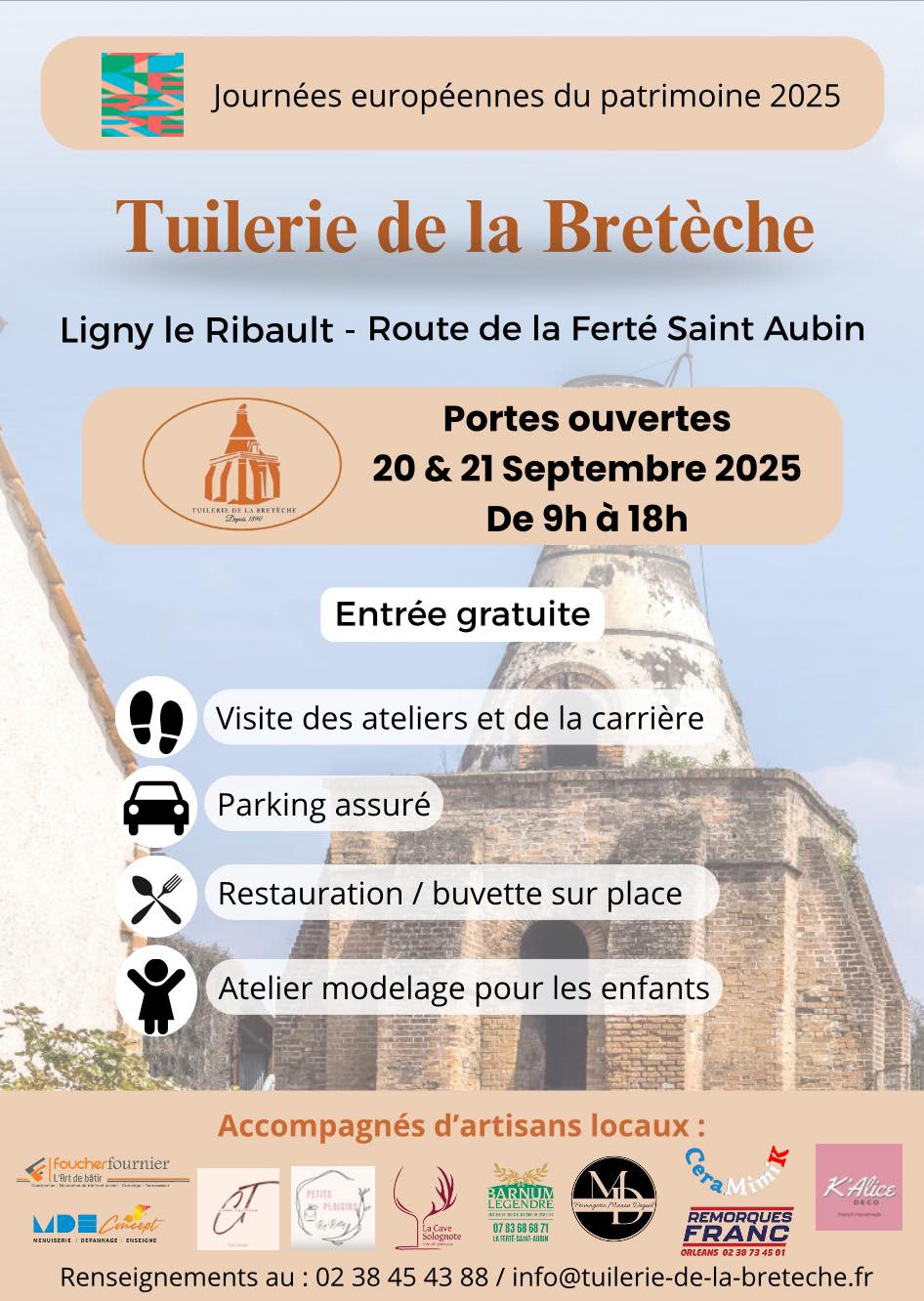 Journées du Patrimoine à la Tuilerie de la Bretèche