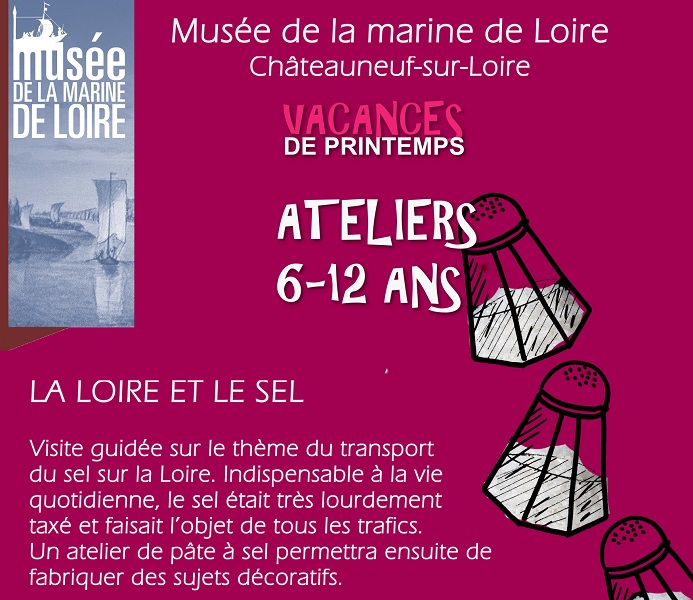 Ateliers pédagogiques : La Loire et le sel