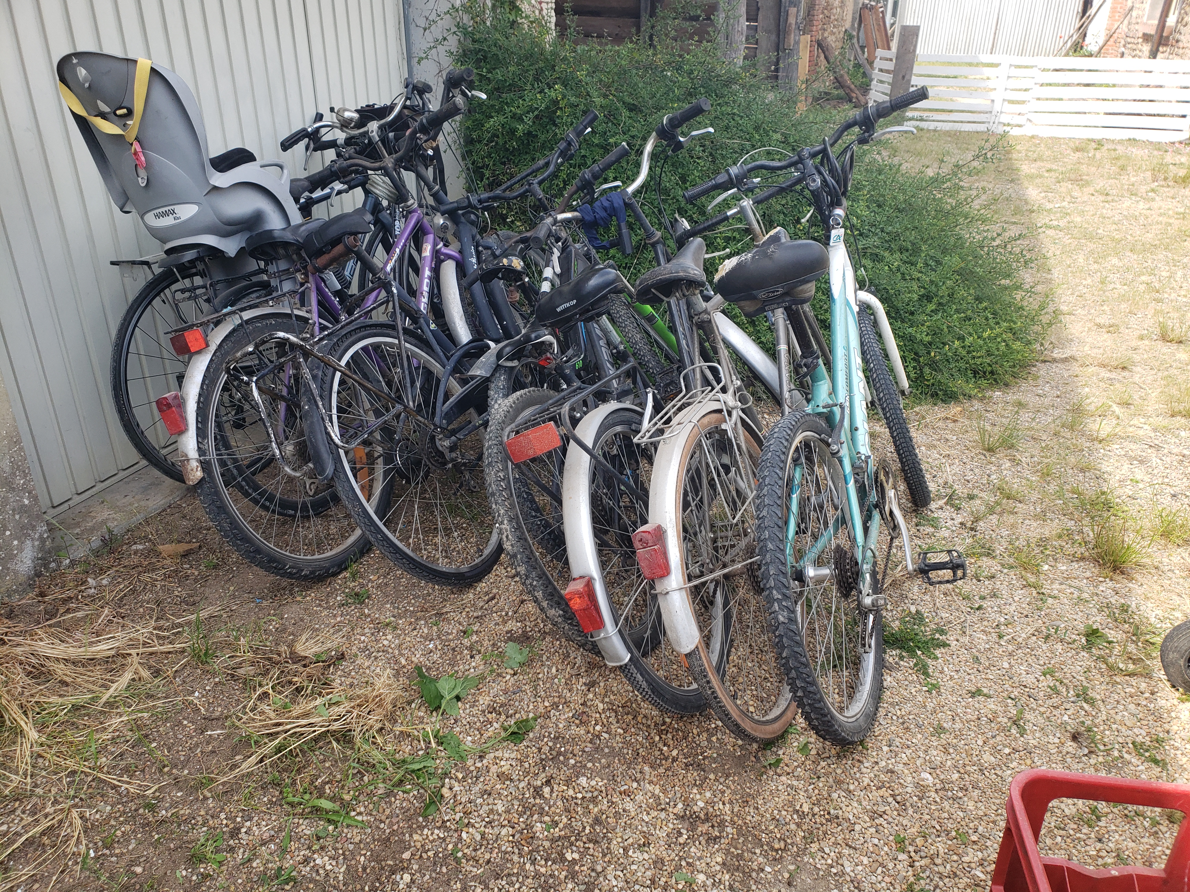 Vélos prêtés gracieusement - Crédit photo : BA