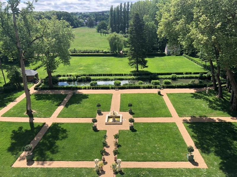 5Grands Parterres depuis la Terrasse