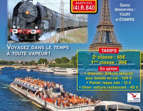 Balade en Train à Vapeur et Bateau Parisien_1