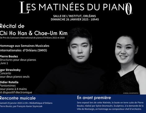 Matinée du Piano par Chae-Um Kim & Chi Ho Han Le 26 janv 2025