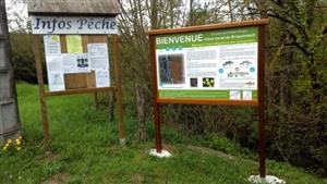 Pêche sur le parcours de l'ancien canal de Bricquemault
