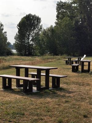 Aire de pique-nique au parc Henri Coullaud de Saint-Denis-de-l'Hôtel