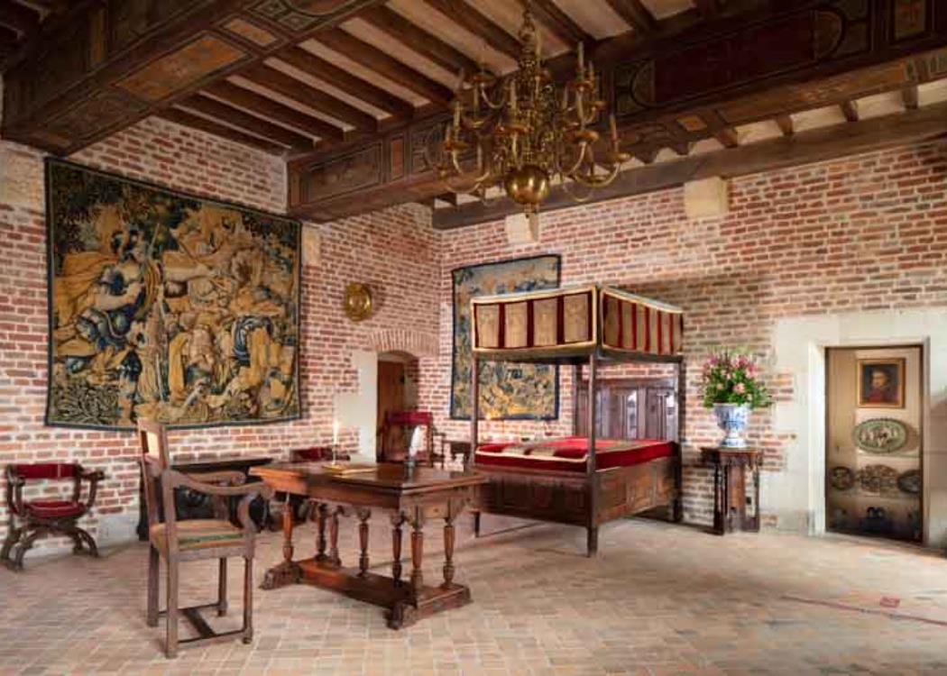 La chambre de Marguerite de Navarre | Château du Clos Lucé - Parc Leonardo da Vi