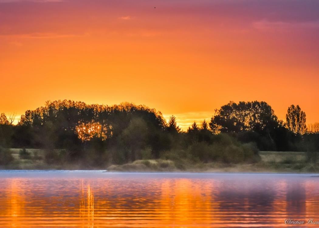 coucher de soleil sur la Loire VIT