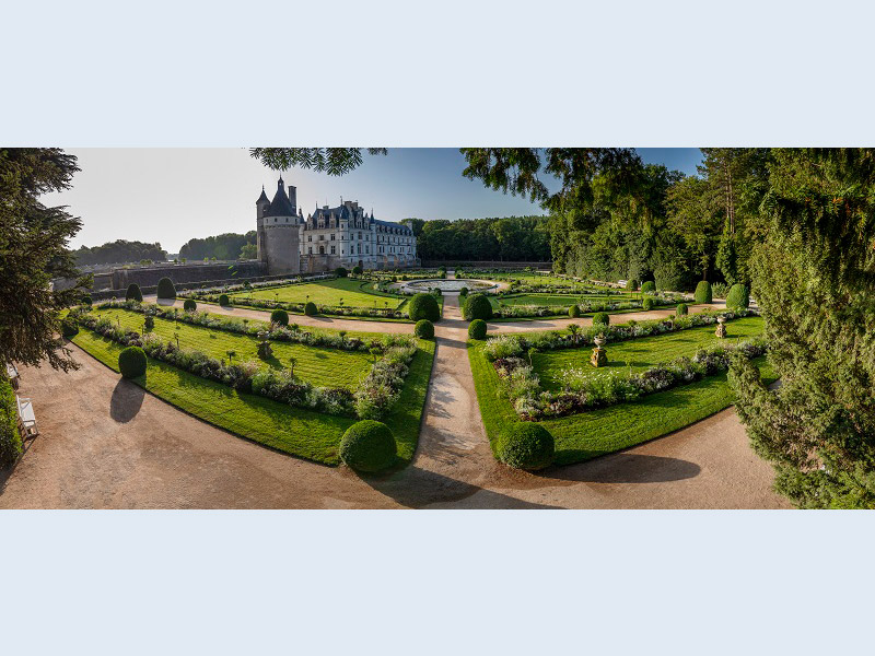 Château de Chenonceau - Le jardin de Catherine de Médicis